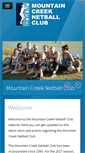 Mobile Screenshot of mountaincreeknetball.org